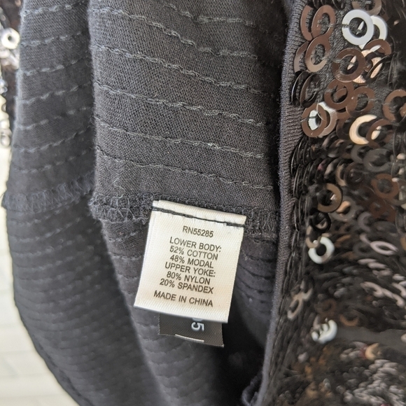 Express Sequin Tank Little Black dress xx small - Picture 3 of 5